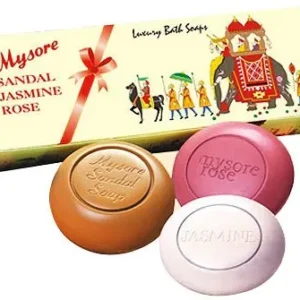 Mysore Sandal, Jasmine And Rose Soap, 450g