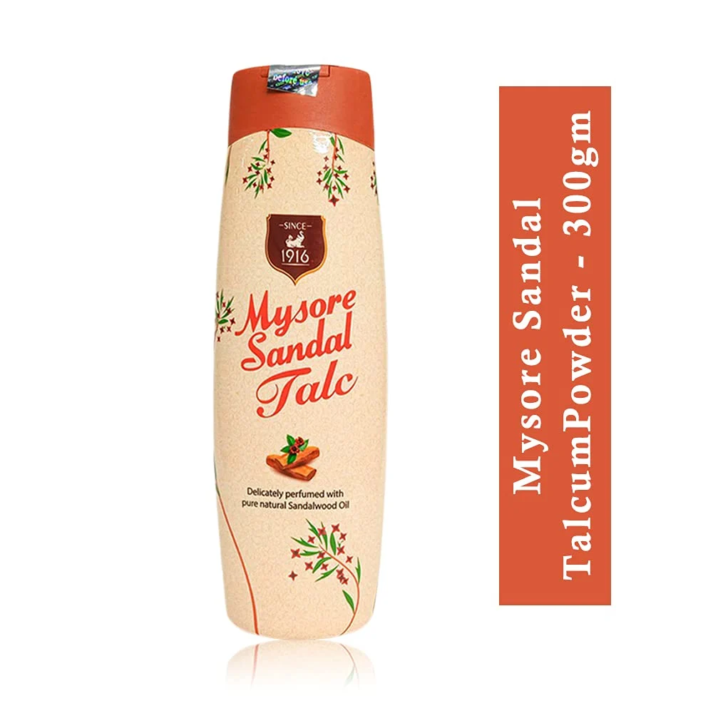 Mysore Sandal Talc, Pack of 300g - Image 4