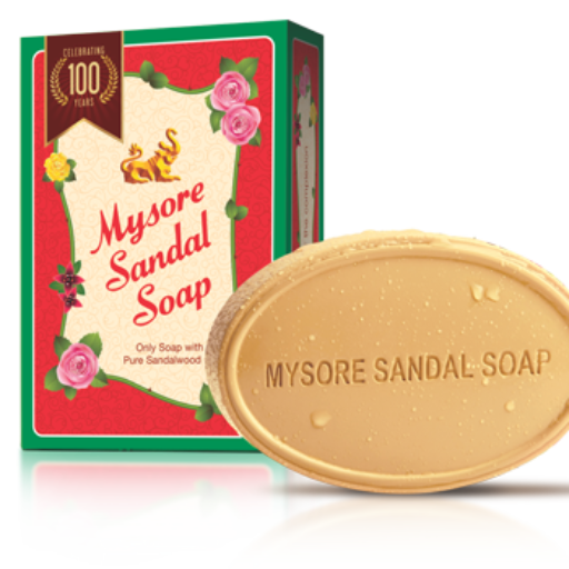 Mysore Sandal Bathing Soap,Pack of 6 75g