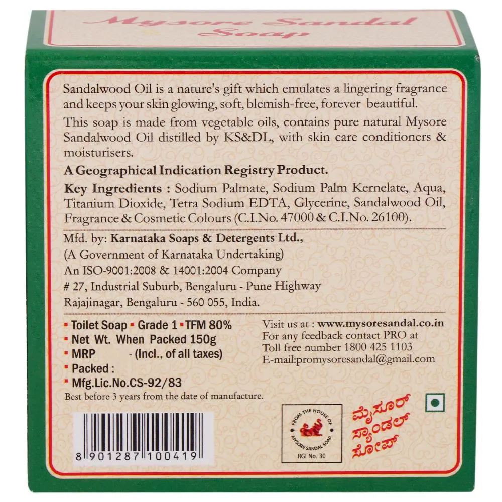 Mysore Sandal Soap 150g - Image 4